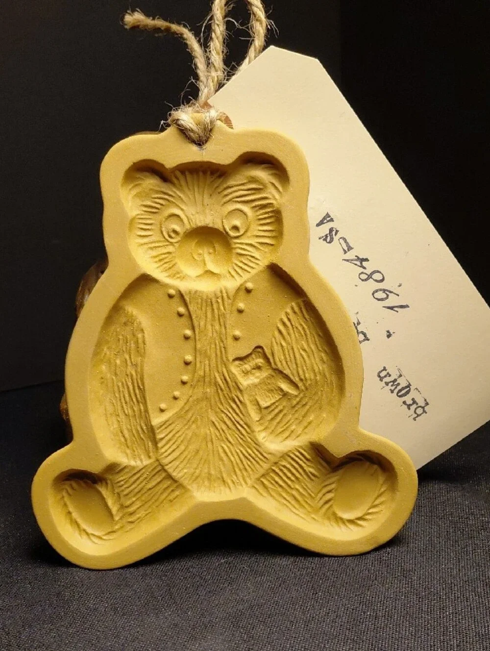 VINTAGE BROWN BAG COOKIE ART MOLD